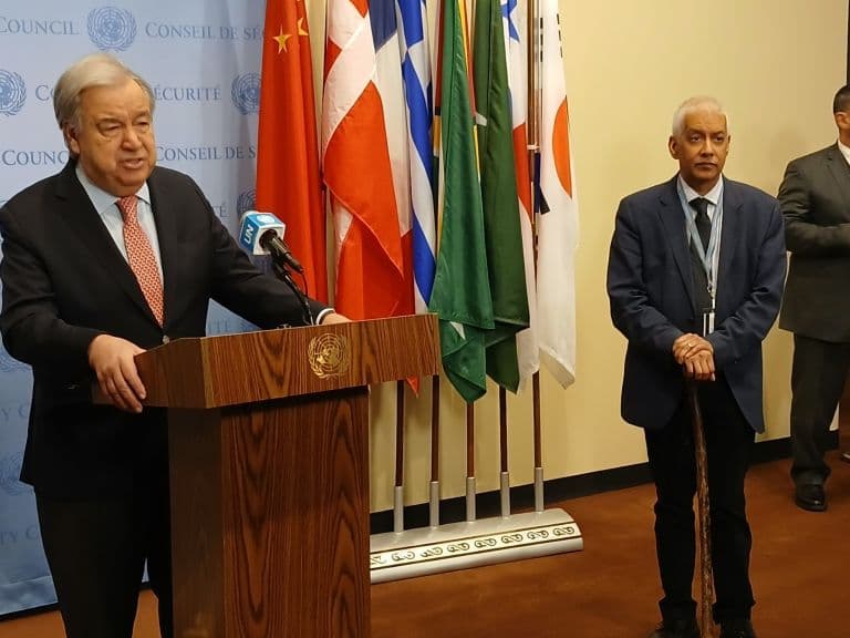 Guterres Urges India, Pakistan to Avoid Escalation Amid Reports of Troops Exchanging Fire