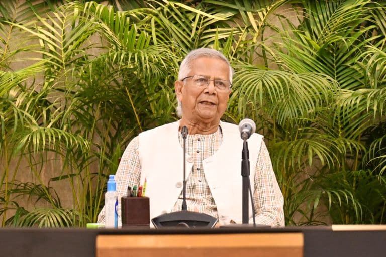 Pushed Into Corner, Bangladesh's Yunus Cites 'Foreign Conspiracy' Behind Poor Governance