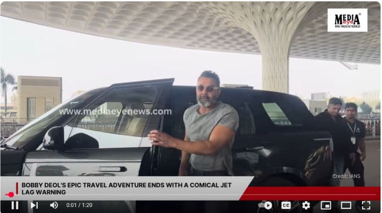 Bobby Deol's Epic Travel Adventure Ends With a Comical Jet Lag Warning