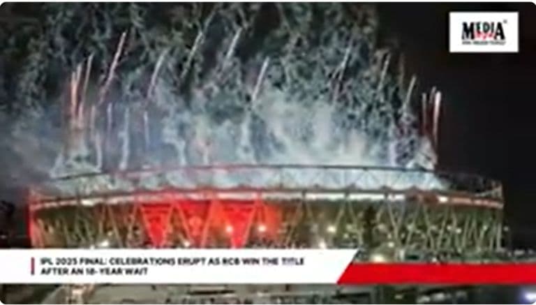 IPL 2025 Final: Celebrations Erupt as RCB Win The Title After An 18-Year Wait