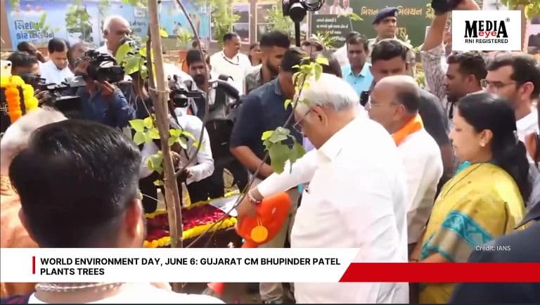 World Environment Day, June 6: Gujarat CM Bhupinder Patel Plants trees