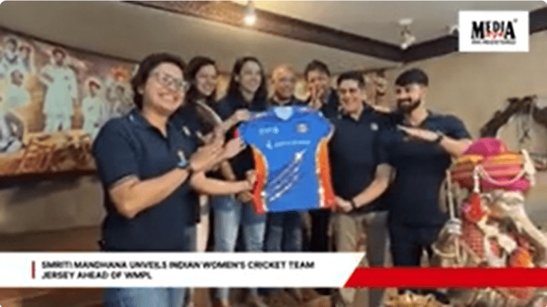 Smriti Mandhana Unveils Indian Women's Cricket Team Jersey Ahead of WMPL