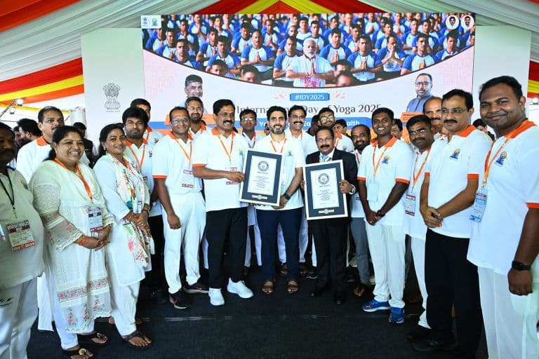 New Guinness World Record Set at Vizag Yoga Event