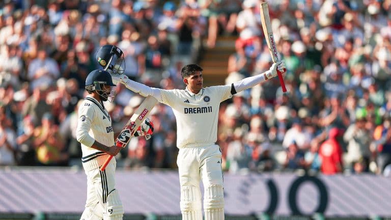 India-England, 2nd Test: Gill Slams Hard-Fought Second Hundred as Test Captain, Takes India Past 300