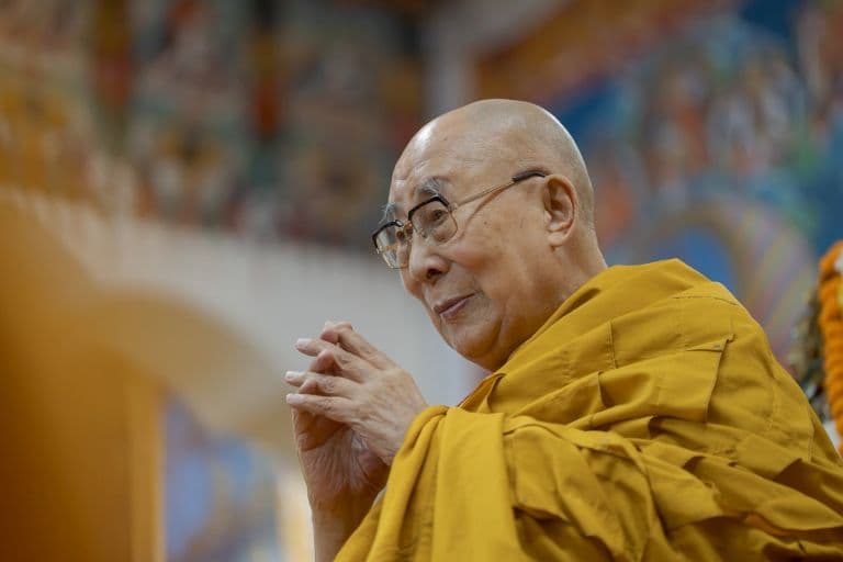 Braving Heavy Monsoon Rain, Thick Fog, People Attend Dalai Lama's 90th bBrthday Celebrations