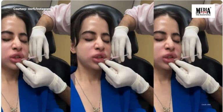 Uorfi Javed Shares Unfiltered Filler Dissolve Video of Herself With Hilarious Caption