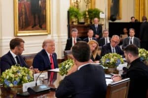 European Leaders Praise Trump’s Peace Efforts at White House Meeting With Zelensky