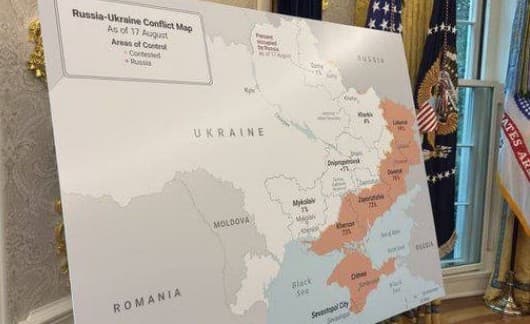 Zelensky Says He Had Long Discussion With Trump Over Map Showing Russian-Occupied Territories
