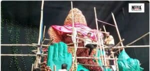 Ganesh Festival: 26-Foot Ganesh Idol Made of Apples Draws Attention
