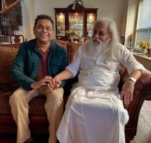 A R Rahman Calls on K J Yesudas in Dallas; Says he is Amazed by the Singer’s Research Work and Love for Indian Classical Music