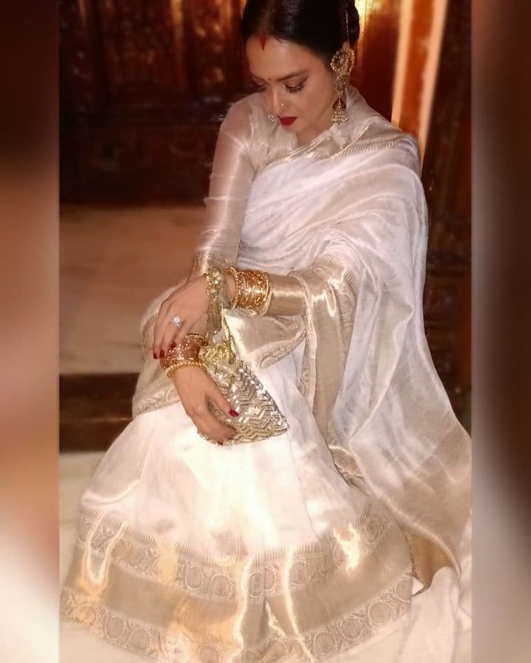 Rekha & Manish Malhotra Share a Common Obsession For Sarees, Call it 'Pure Love'