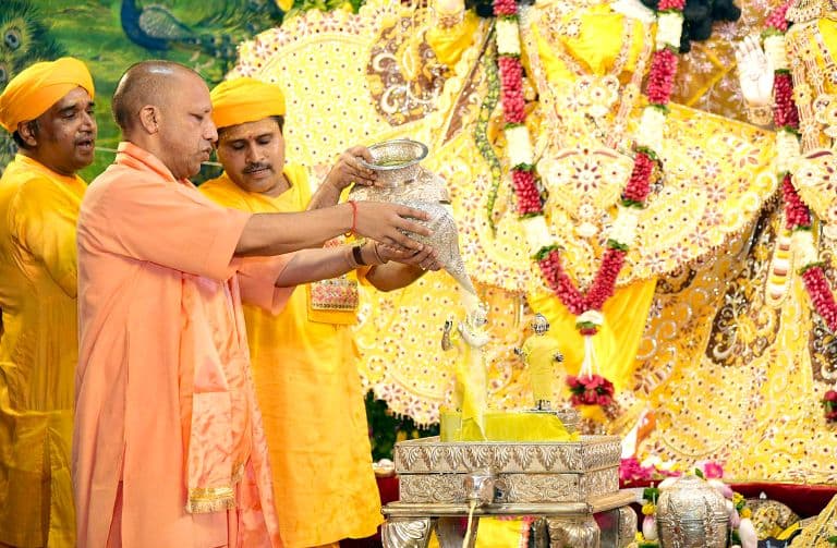 UP CM Yogi to Visit Shri Krishna Janmabhoomi On Janmashtami, to Launch Development Projects