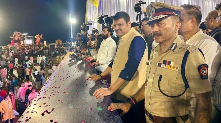 Maharashtra: Grand Farewell to Ganapati Bappa Amid Huge Processions