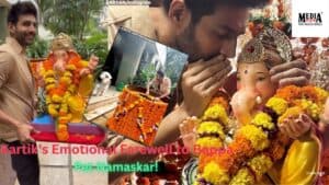Kartik Aaryan’s Emotional Ganpati Moments, Cute Pet Bowing to Bappa Wins Internet