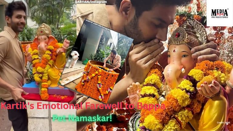 Kartik Aaryan’s Emotional Ganpati Moments, Cute Pet Bowing to Bappa Wins Internet