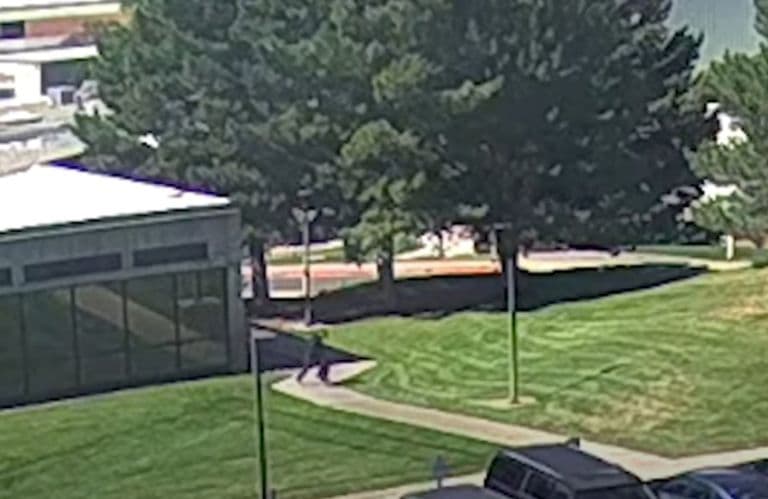 Charlie Kirk Murder: New Video Shows Shooter Jumping Off College Roof, Fleeing