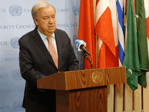 Guterres Welcomes Gaza Deal, Sees Opportunity for Two-State Solution 