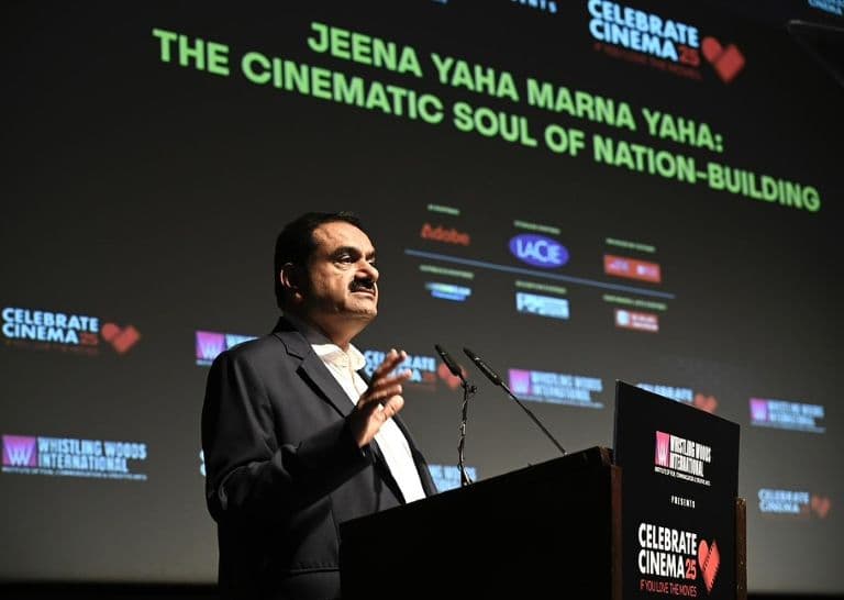 Gautam Adani Lauds Whistling Woods International Students as ‘Gems of Bharat’; Praises Rajkumar Hirani, Kartik Aaryan