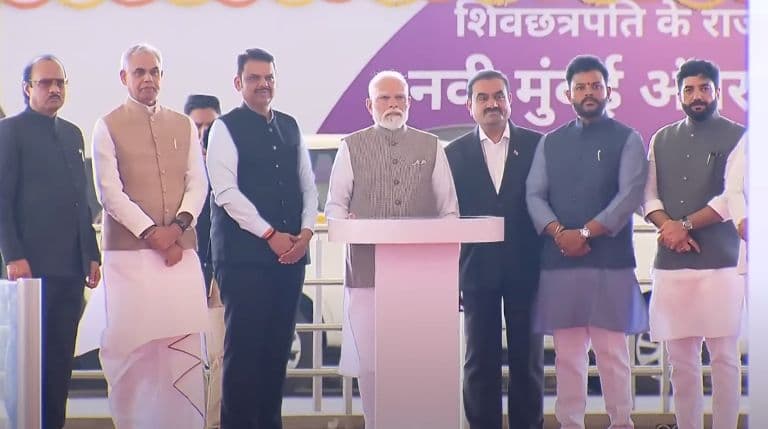 PM Modi Inaugurates Phase 1 of Navi Mumbai International Airport