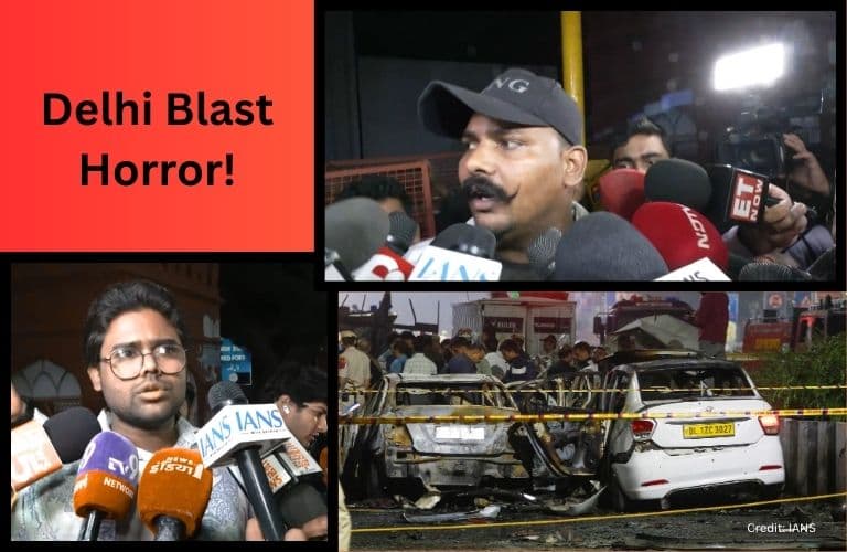 Delhi Blast Horror: Eyewitnesses Recall Cars Wrecked and People Covered in Blood | Ground Report