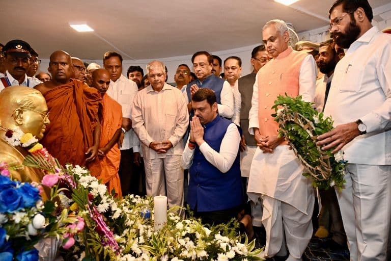 Governor Honours Dr Babasaheb Ambedkar with Floral Tributes