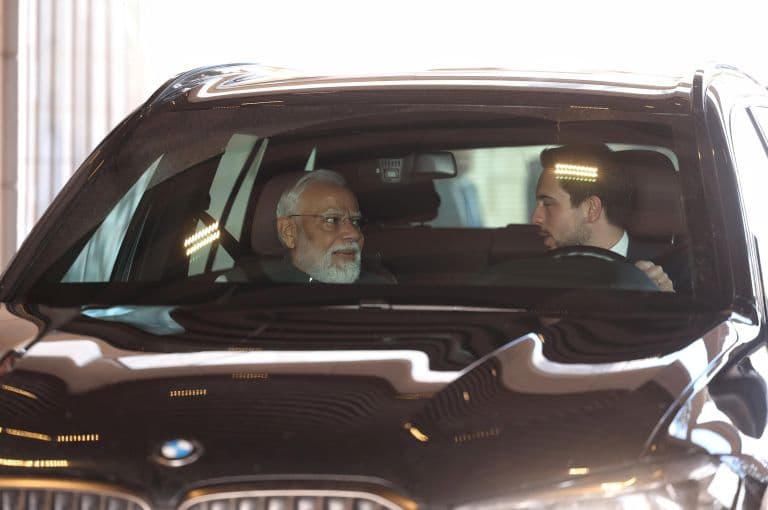 Jordan Crown Prince Drives PM Modi to Jordan Museum in Special Diplomatic Gesture
