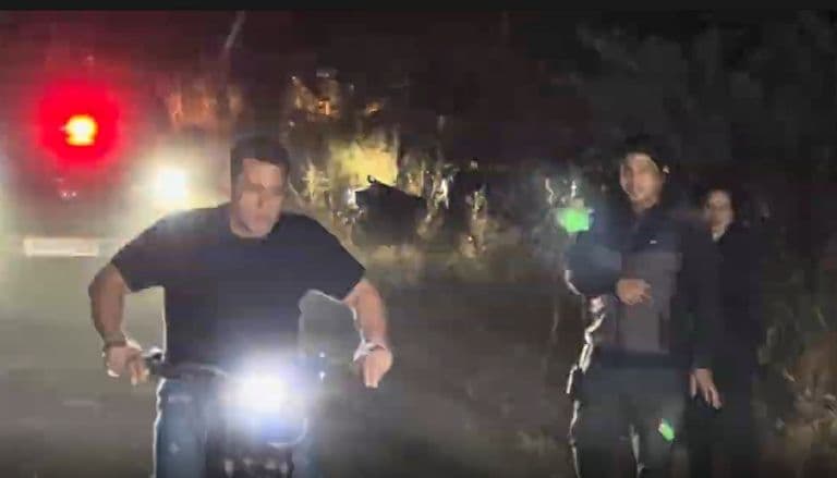 Bollywood Superstar Salman Khan Defies Y+ Security, Enjoys Motorcycle Ride on 60th Birthday