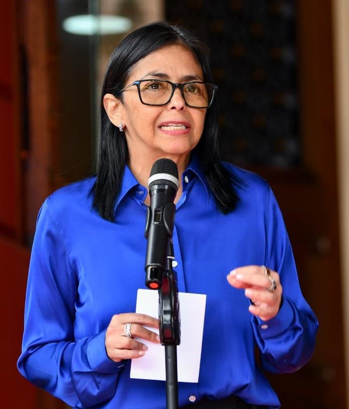 Venezuela’s Delcy Rodríguez Says Disputes With United States Will Be Settled Through Diplomacy