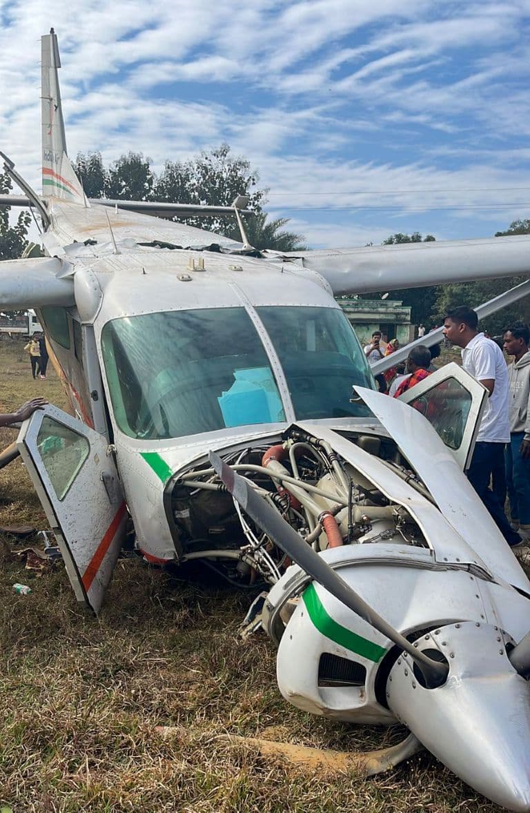 Six Injured as 9-Seater Aircraft Makes Emergency Landing Near Rourkela Airstrip in Odisha