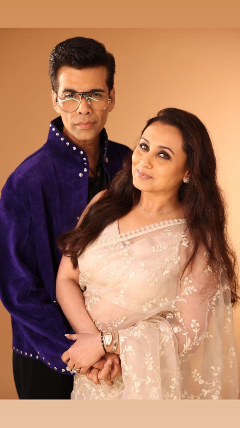 Rani Mukerji Marks 30 Years in Cinema with Candid Conversation with Karan Johar