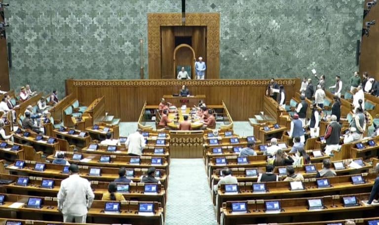 Lok Sabha Adjourned Briefly as Opposition Protests Disrupt Proceedings