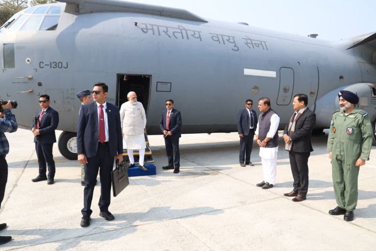 PM Narendra Modi Inaugurates Northeast’s First Emergency Landing Facility in Assam's Moran