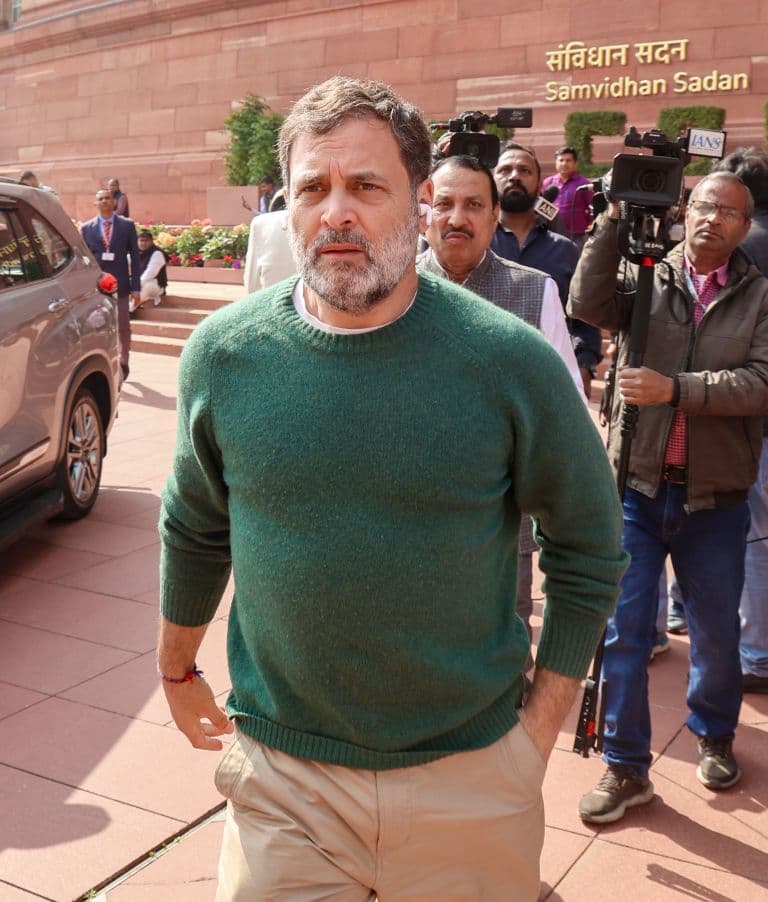 Rahul Gandhi Targets Government, Publisher Over General Naravane’s Memoirs Amid Parliament Stalemate