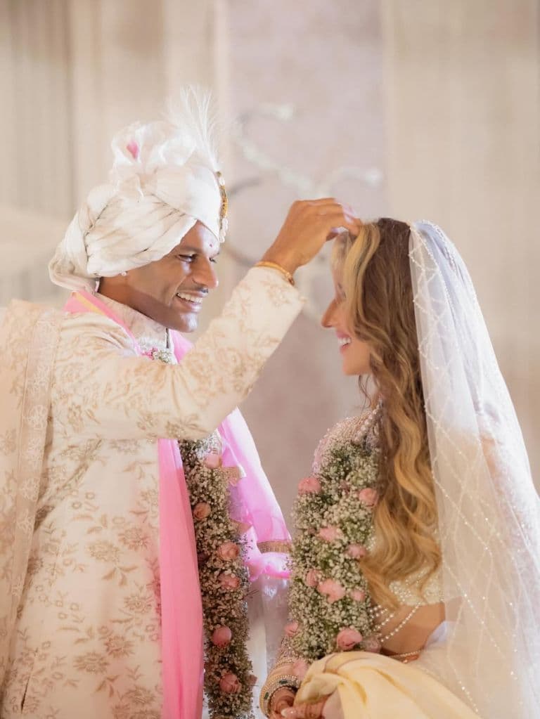 Shikhar Dhawan Shares Wedding Photos with Sophie Shine, Confirms Marriage on Social Media
