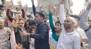Shia Community in Sambhal Offers Eid Prayers with Black Armbands over Khamenei Killing