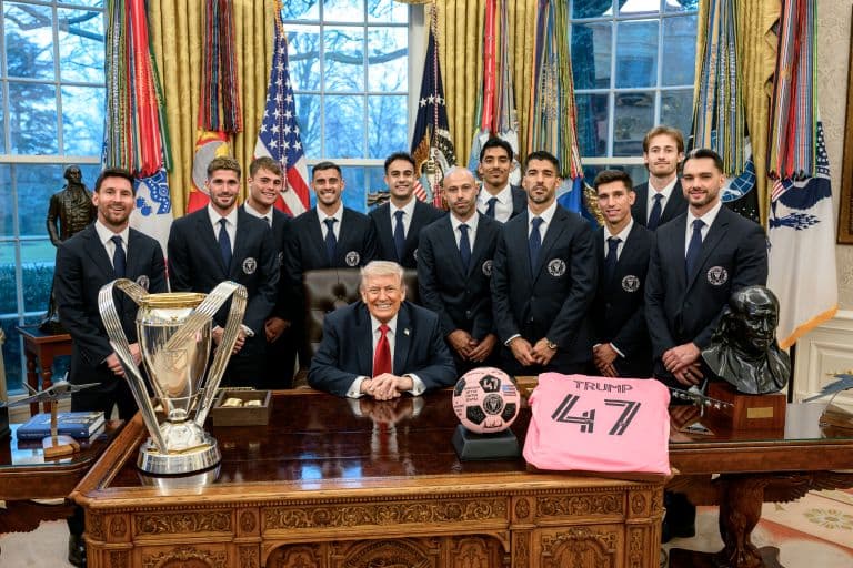 Trump Welcomes Inter Miami, Lionel Messi to White House After 2025 MLS Championship