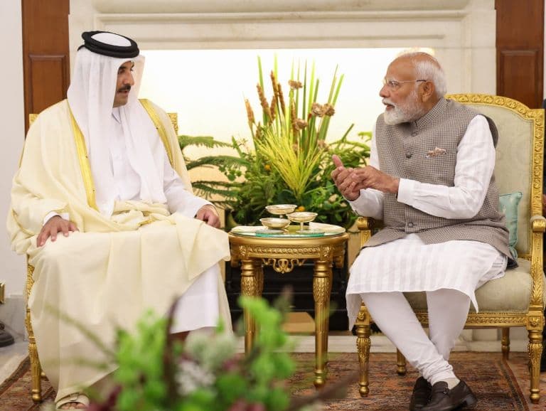 PM Modi Speaks to Qatar Amir, Condemns Attacks on Gulf Energy Infrastructure