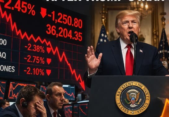 Trump's Iran speech impact: Global Markets Slide, Oil Prices Surge