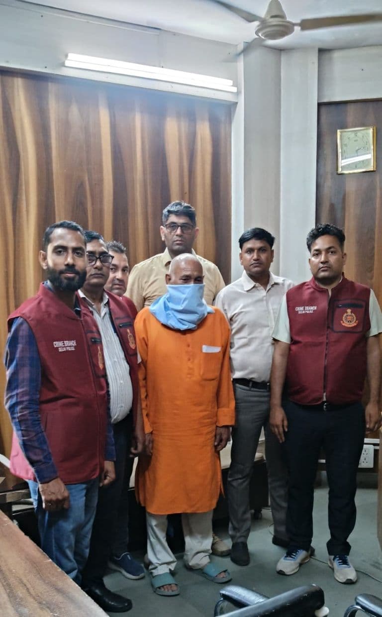 Delhi Police Crime Branch Cracks 40-Year-Old Murder Case, Absconding Accused Arrested