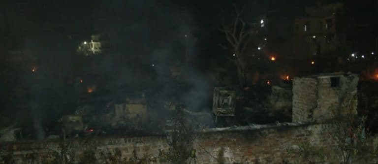 Infant, Toddler Dead in Lucknow Slum Fire, Blaze Destroys Over Two Dozen Huts in Vikas Nagar