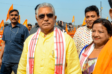 BJP’s Dilip Ghosh Says TMC Has ‘No Chance’ in Falta Amid Voting Amid Repoll Order