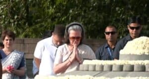 Congress Leaders Pay Tribute to Former PM Rajiv Gandhi on Death Anniversary at Veer Bhumi