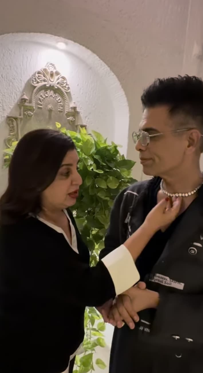 Farah Khan Reveals Karan Johar Wore His Mother Hiroo Johar’s Diamond Necklace on 54th Birthday
