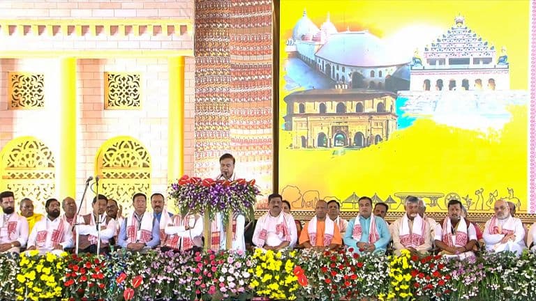 Himanta Biswa Sarma Sworn in for Second Term as NDA Retains Power in Assam