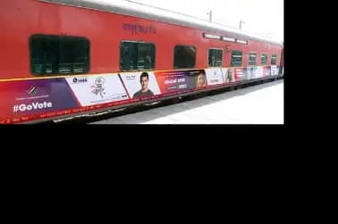 Election 2019 Trains Car