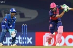 IPL 2022 Mumbai Indians restrict Rajasthan Royals to 158 6 despite Buttler s fifty