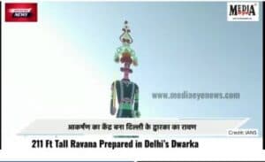 211 Ft Tall Ravana Prepared in Delhi’s Dwarka