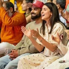 Anushka Sharma and Virat Kohli Enjoy Kirtan at an Event in the Capital