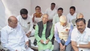96-Year-Old Baba Adhav Goes On Anti-EVM Hunger Strike in Pune; Sharad Pawar Hails Action