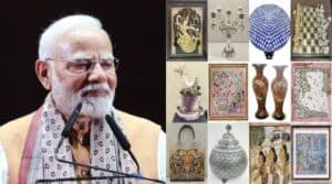 Paintings, Hand-Carved Silver Chess, Kashmiri Saffron, Ladakh Kettle Adorned with Semi-Precious Stones Among Indian Mementoes Gifted by PM Modi to World Leaders
